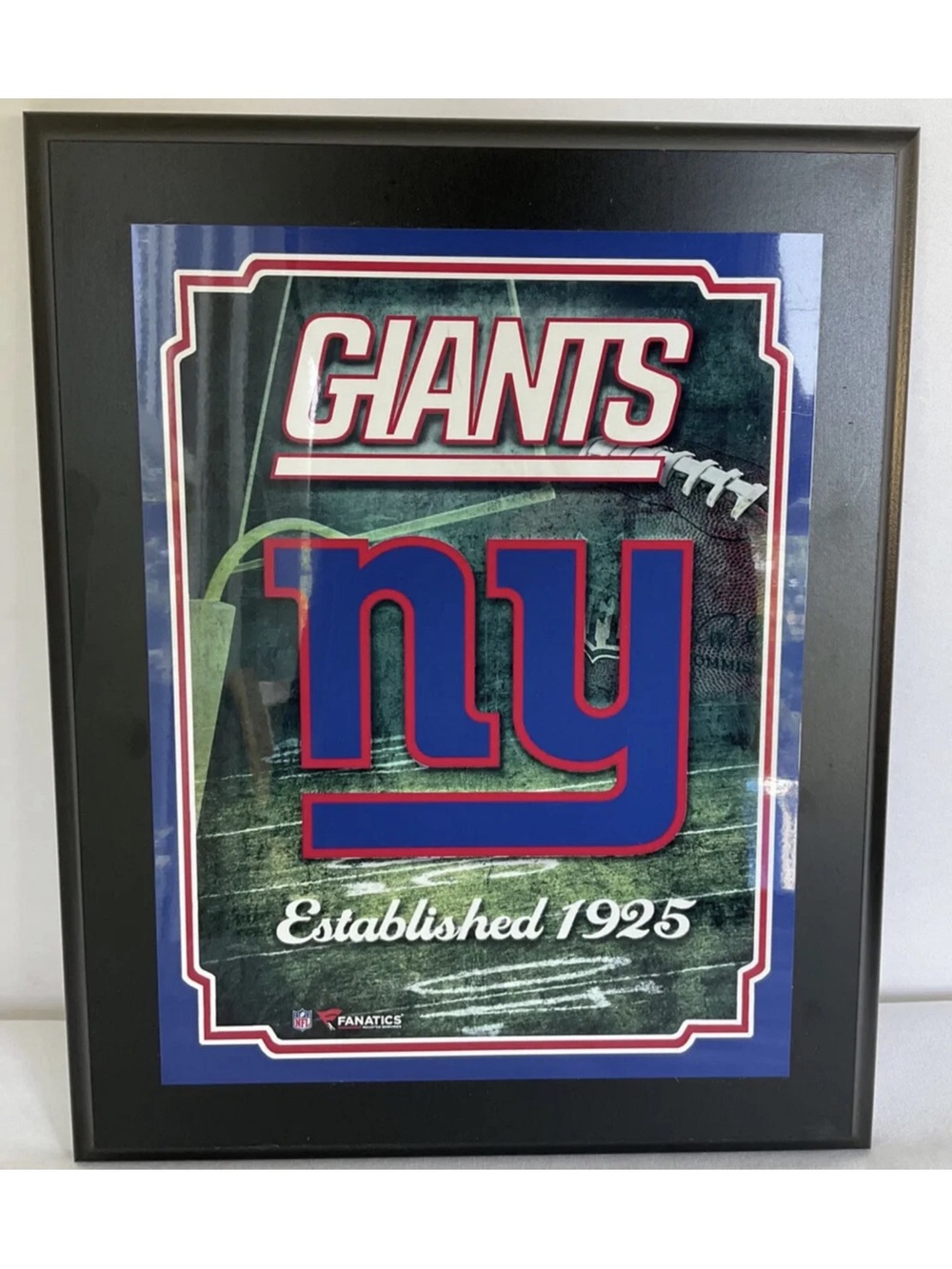 Fanatics New York Giants “ Established 1925 “Wall Plaque 13 X 11